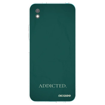 Picasee crna silikonska maskica za Xiaomi Redmi 9A - Addicted
