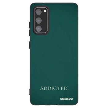 Picasee crna silikonska maskica za Samsung Galaxy S20 FE - Addicted