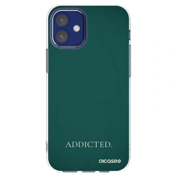 Picasee silikonska prozirna maskica za Apple iPhone 12 mini - Addicted