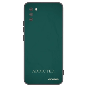 Picasee crna silikonska maskica za Xiaomi Poco M3 - Addicted