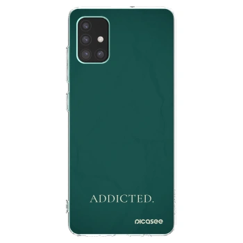 Picasee silikonska prozirna maskica za Samsung Galaxy M51 M515F - Addicted