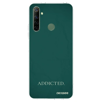 Picasee silikonska prozirna maskica za Realme 6i - Addicted