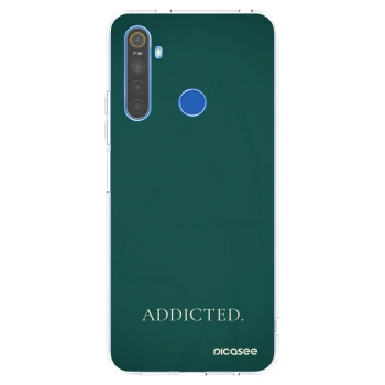 Picasee silikonska prozirna maskica za Realme 5 - Addicted