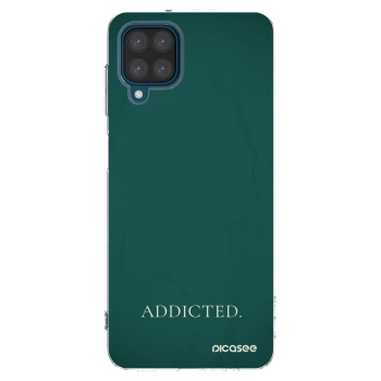 Picasee silikonska prozirna maskica za Samsung Galaxy A12 A125F - Addicted