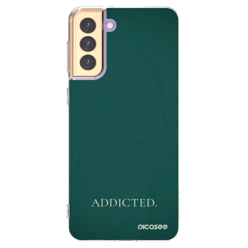 Picasee silikonska prozirna maskica za Samsung Galaxy S21+ 5G G996F - Addicted