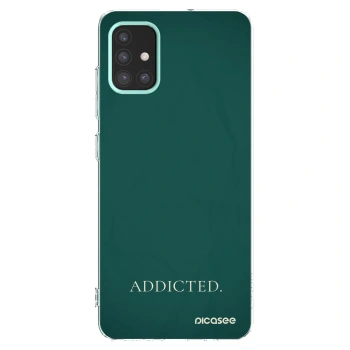 Picasee silikonska prozirna maskica za Samsung Galaxy M31s - Addicted
