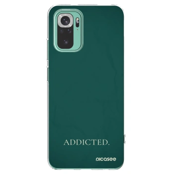 Picasee silikonska prozirna maskica za Xiaomi Redmi Note 10 Pro - Addicted