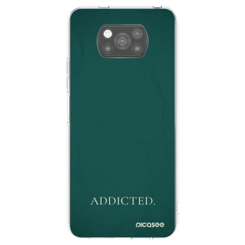 Picasee crna silikonska maskica za Xiaomi Poco X3 Pro - Addicted