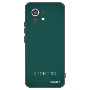 Picasee crna silikonska maskica za Xiaomi Mi 11 - Addicted