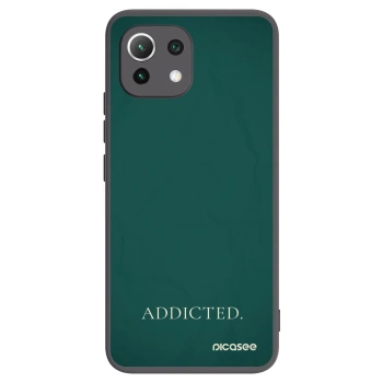 Picasee crna silikonska maskica za Xiaomi Mi 11 Lite - Addicted