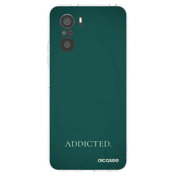 Picasee silikonska prozirna maskica za Xiaomi Poco F3 - Addicted