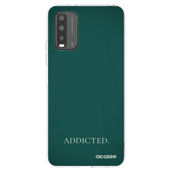 Picasee crna silikonska maskica za Xiaomi Redmi 9T - Addicted