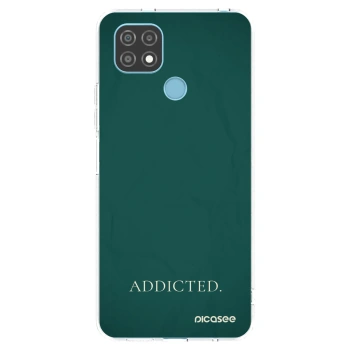 Picasee silikonska prozirna maskica za Realme C21 - Addicted
