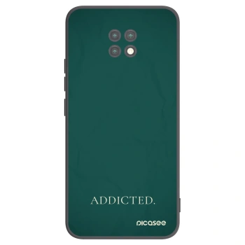 Picasee crna silikonska maskica za Xiaomi Redmi Note 9T - Addicted