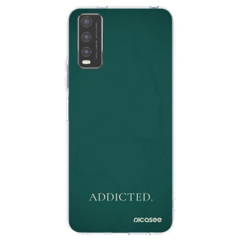 Picasee silikonska prozirna maskica za Vivo Y20s - Addicted