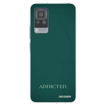 Picasee silikonska prozirna maskica za Vivo X60 Pro 5G - Addicted