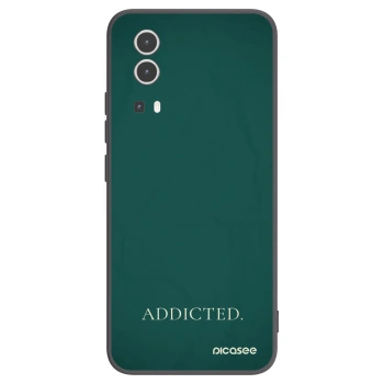 Picasee crna silikonska maskica za Vivo Y72 5G - Addicted