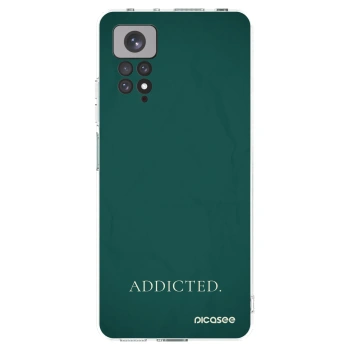 Picasee silikonska prozirna maskica za Xiaomi Redmi Note 11S 4G - Addicted