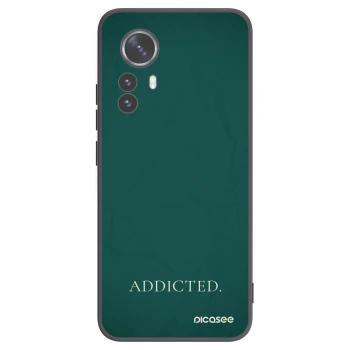 Picasee crna silikonska maskica za Xiaomi 12 Pro - Addicted