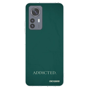 Picasee silikonska prozirna maskica za Xiaomi 12 Pro - Addicted