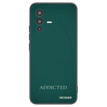 Picasee crna silikonska maskica za Vivo V23 5G - Addicted