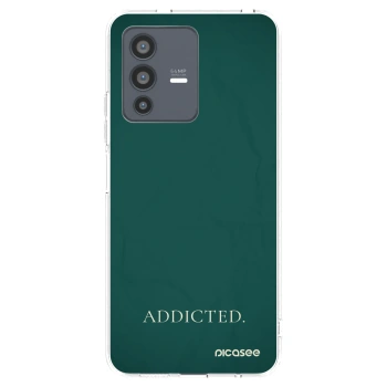 Picasee silikonska prozirna maskica za Vivo V23 5G - Addicted