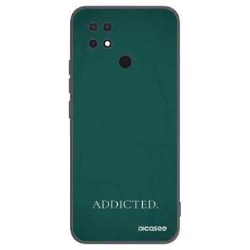 Picasee crna silikonska maskica za Xiaomi Redmi 10C - Addicted