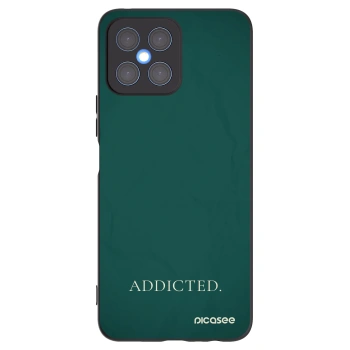 Picasee crna silikonska maskica za Honor X8 4G - Addicted