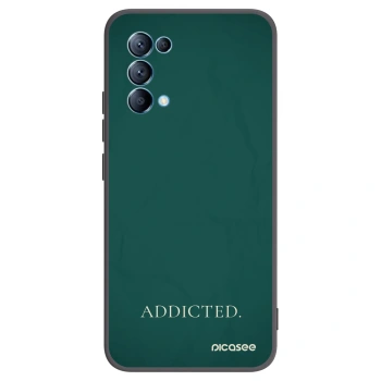 Picasee crna silikonska maskica za OPPO Reno 5 5G - Addicted