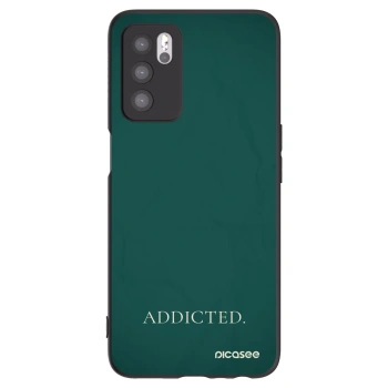 Picasee crna silikonska maskica za OPPO A16s - Addicted