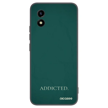 Picasee crna silikonska maskica za Vivo Y01 - Addicted