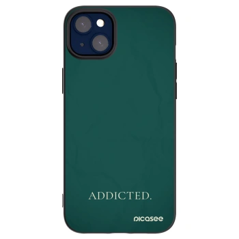 Picasee crna silikonska maskica za Apple iPhone 14 Plus - Addicted