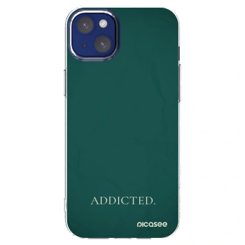 Picasee silikonska prozirna maskica za Apple iPhone 14 Plus - Addicted