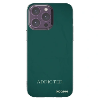 Picasee silikonska prozirna maskica za Apple iPhone 14 Pro Max - Addicted