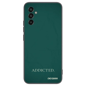 Picasee crna silikonska maskica za Samsung Galaxy M13 M135F - Addicted