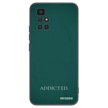 Picasee crna silikonska maskica za Xiaomi Redmi 10 (2022) - Addicted
