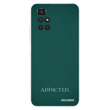 Picasee silikonska prozirna maskica za Xiaomi Redmi 10 (2022) - Addicted