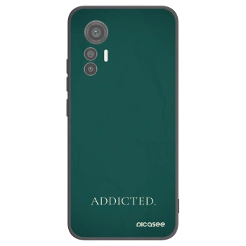 Picasee crna silikonska maskica za Xiaomi 12 Lite - Addicted