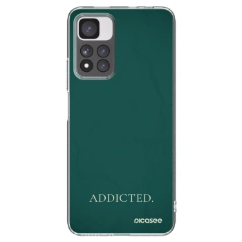 Picasee silikonska prozirna maskica za Xiaomi Redmi Note 11 Pro+ 5G - Addicted