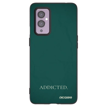 Picasee crna silikonska maskica za OnePlus 9 - Addicted
