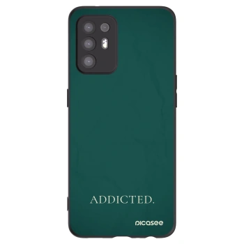 Picasee crna silikonska maskica za OPPO A94 5G - Addicted