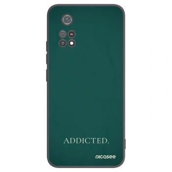 Picasee crna silikonska maskica za Xiaomi Poco M4 Pro - Addicted