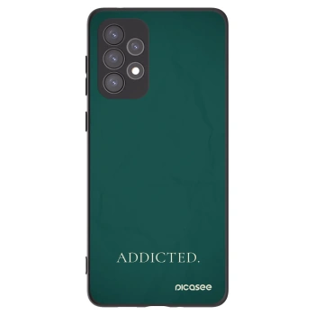 Picasee crna silikonska maskica za Samsung Galaxy A73 5G - Addicted
