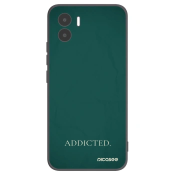 Picasee crna silikonska maskica za Xiaomi Redmi A1 - Addicted
