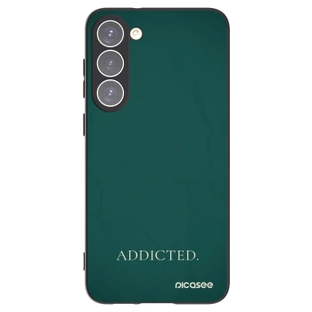 Picasee crna silikonska maskica za Samsung Galaxy S23+ 5G - Addicted