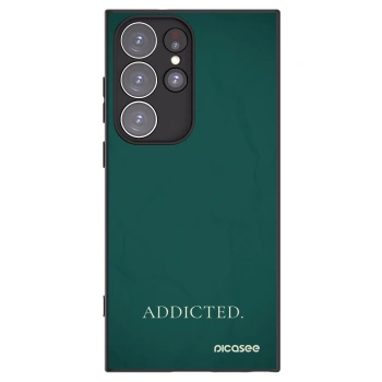 Picasee crna silikonska maskica za Samsung Galaxy S23 Ultra 5G - Addicted