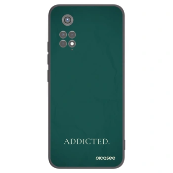 Picasee crna silikonska maskica za Xiaomi Redmi Note 11S 5G - Addicted