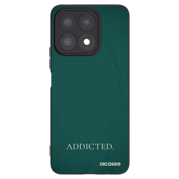 Picasee crna silikonska maskica za Honor X8a - Addicted