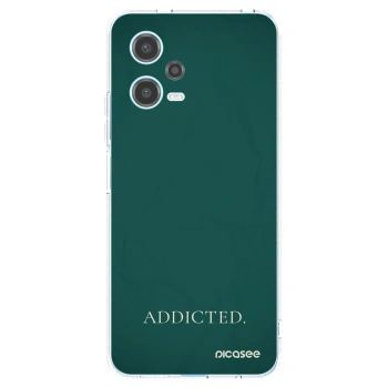 Picasee silikonska prozirna maskica za Xiaomi Redmi Note 12 5G - Addicted