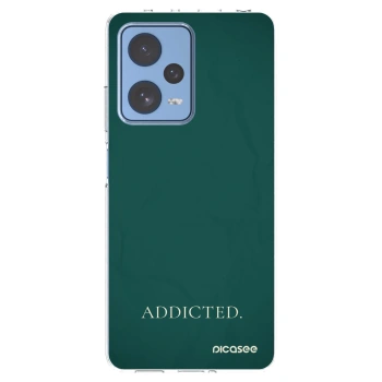 Picasee silikonska prozirna maskica za Xiaomi Redmi Note 12 Pro 5G - Addicted